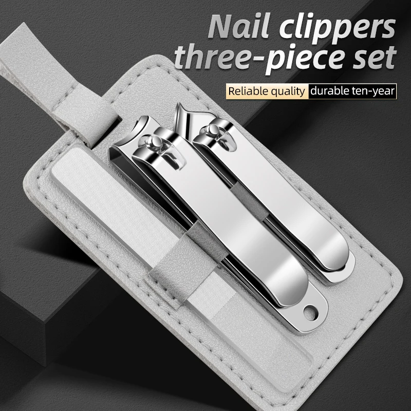 

manicure set tools professional manicure pedicure set nail clippers set 3/4pcs tools