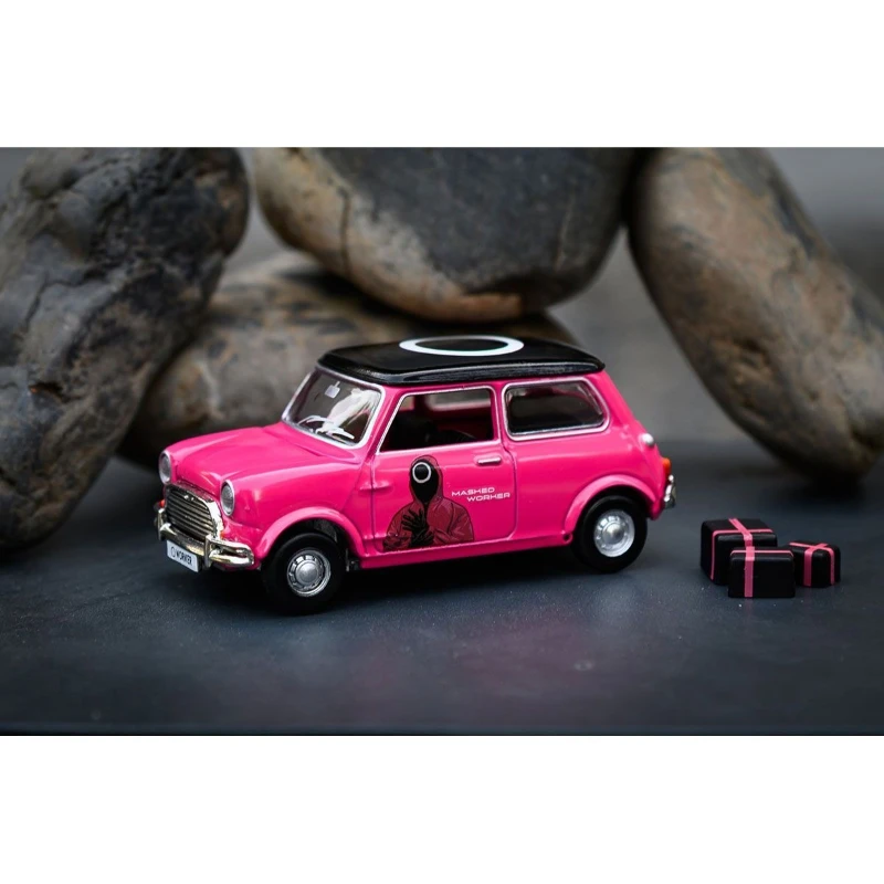 لعبة الحبار الصغيرة ميني كوبر 1:50 مجموعة نماذج السيارة المصنوعة من خليط معدني #3
