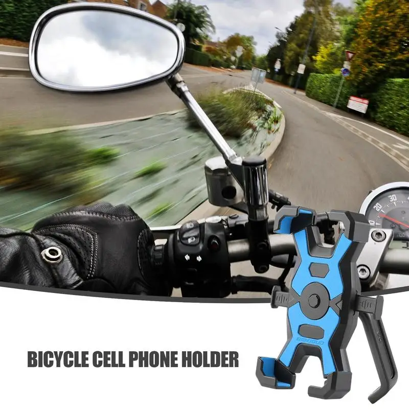 Bike Phone Holder Rotatable Cellphone Holder Motorcycle Bicycle Phone Holder Handlebar Stand Mount Bracket