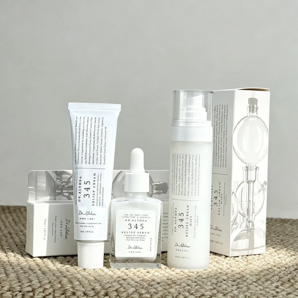 Dr Althea 345 Relief Cream Mist Dual Layer Hydrating Soothing Facial Sprays Rice Bran Acid Dry Sensitive Skin Korean Skincare
