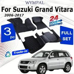 Car floor mats for Suzuki Grand Vitara (Four doors) 2006 2007 2008 2009 2010 2011 2012 2013 2014 2015 2016 2017 auto automobile
