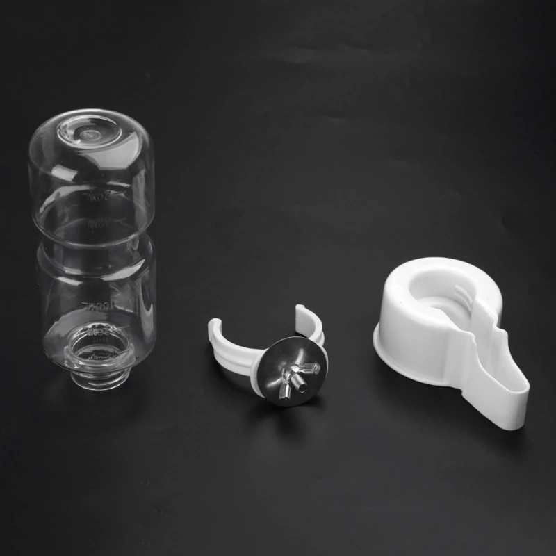 Automatic BIRD Feeder นกแก้ว Budgies Cockatiel ให้อาหารอัตโนมัติ CLEAR อาหาร SEED Dispenser ชุดคอนเทนเนอร์ Dropship