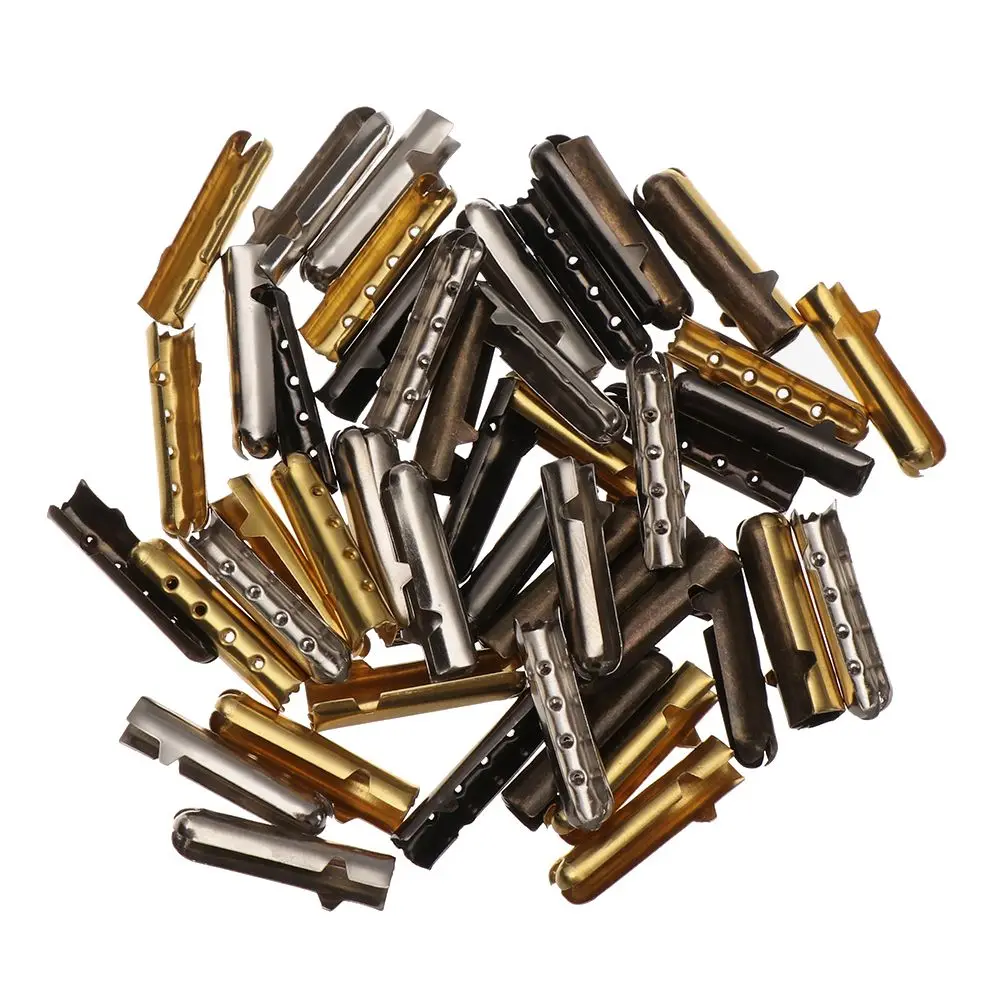50pcs Shoes Accessories Diy Shoelaces Repair Tips Unsex Women Man Shoe Lace Replacement Head