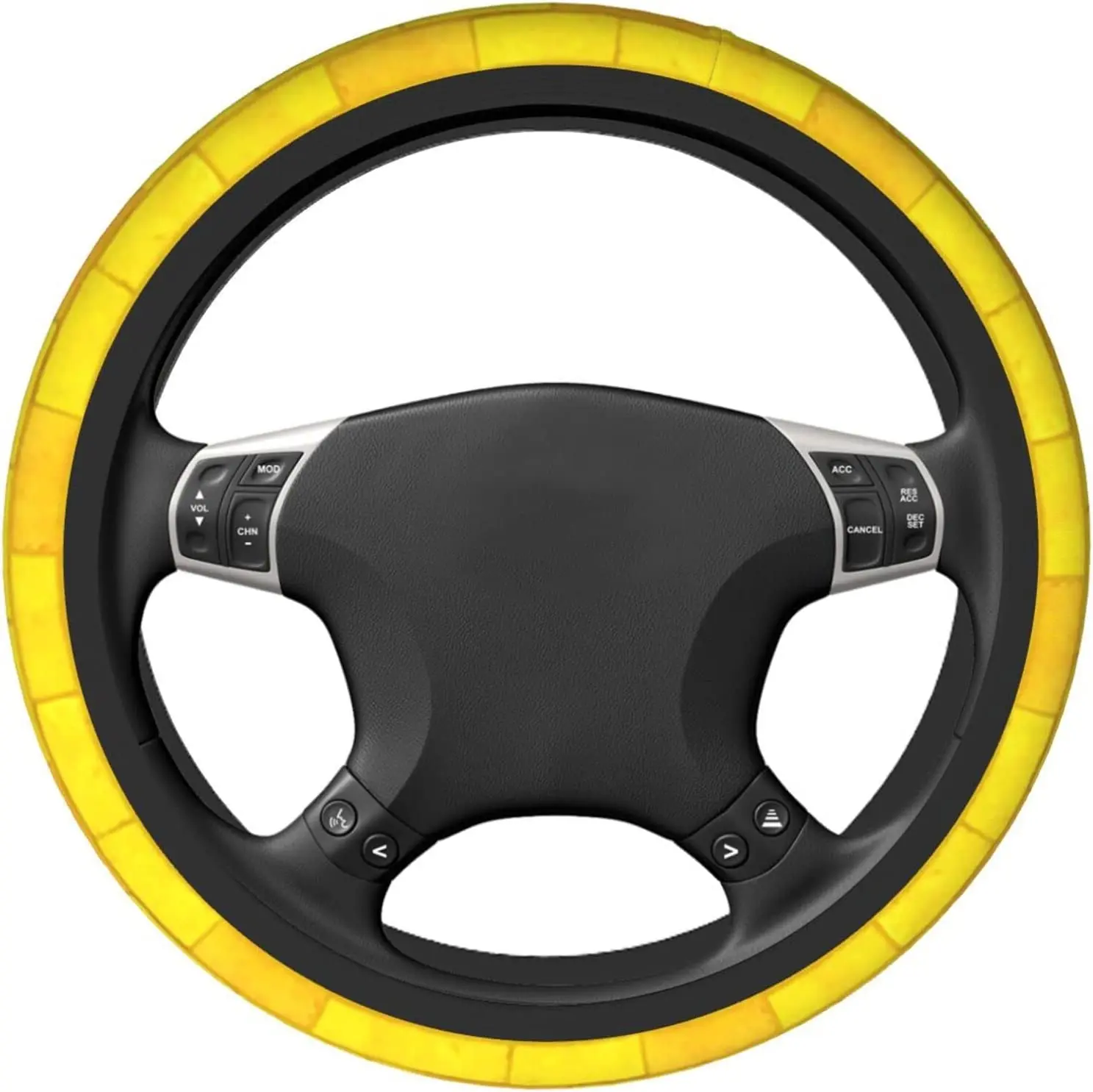 The Yellow Brick Road Car Steering Wheel Cover for Women Girls Men Universal 15 Inch Anti Slip Breathable Neoprene