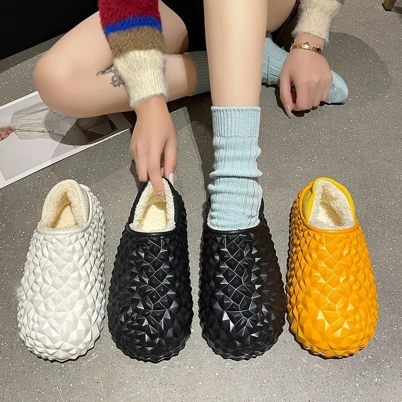 Women Shoes for Mens EVA Slipper Men Slippers Luxury Designer Shoes Women Living Room Foam Runner Couple Durian Cotton Slippers