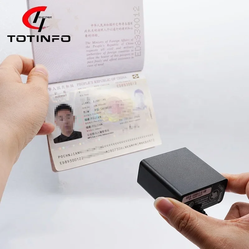Lettore a montaggio fisso Modulo scanner di codici a barre MRZ Leggi MRZ/PDF417 di carta d'identità e passaporto