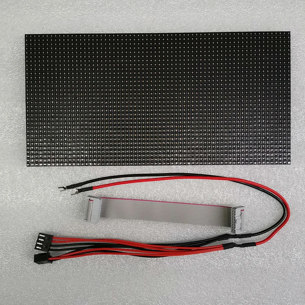 LED Module Indoor Full-Color Electronic Display Screen P4 Module 256X128mm Size HUB75 Interface HD Rental Screen
