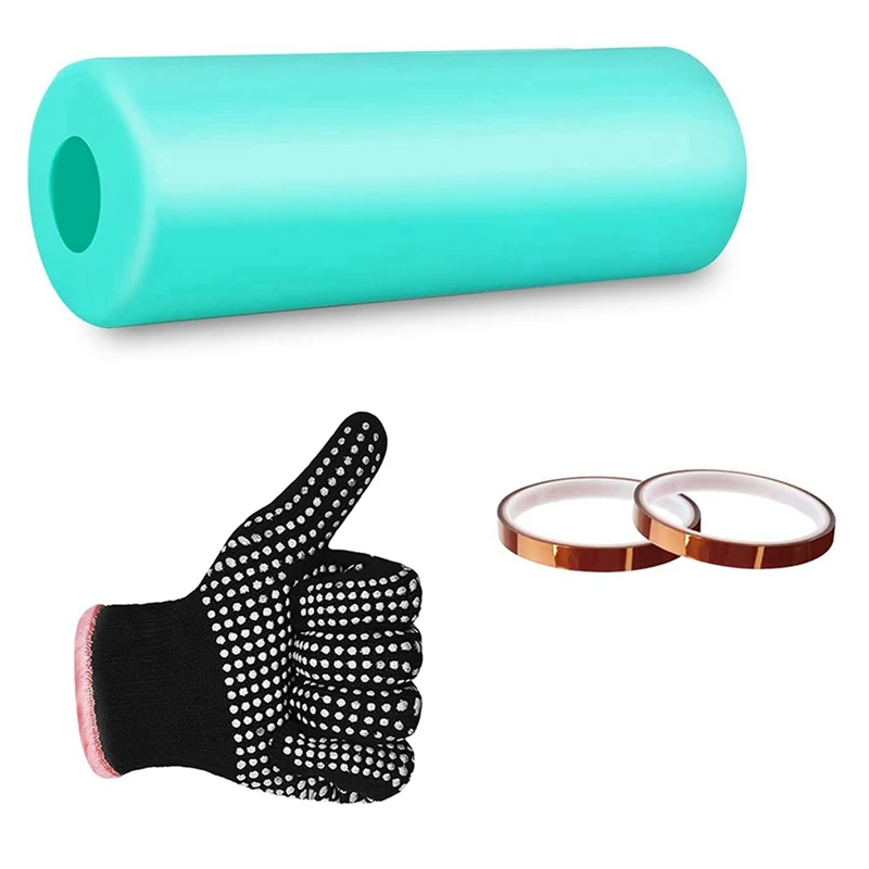 

5X Silicone Bands For Sublimation Tumbler,For 20Oz Skinny Straight Blanks Cups, With Heat Resistant Gloves Tape