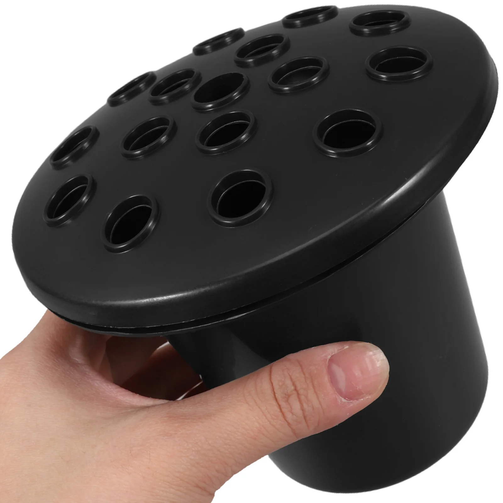 8 قطعة أواني الزهور قاعدة مقبرة ديكور أواني الزهور البلاستيكية تصميم متعدد الفتحات زينة القبرة الأنيقة #4