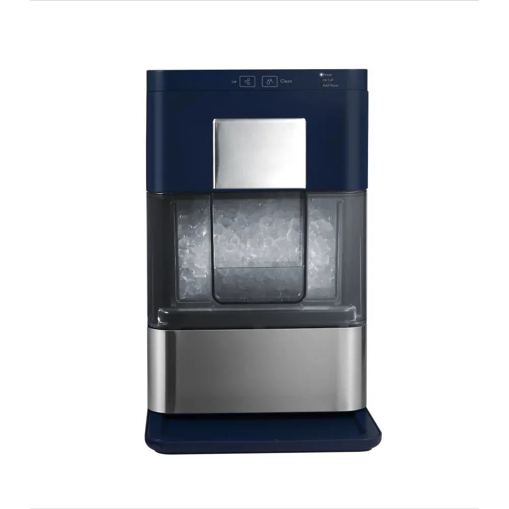 44 lbs\Day Capacity Capacity, Stainless steel accent Ice maker (Navy)