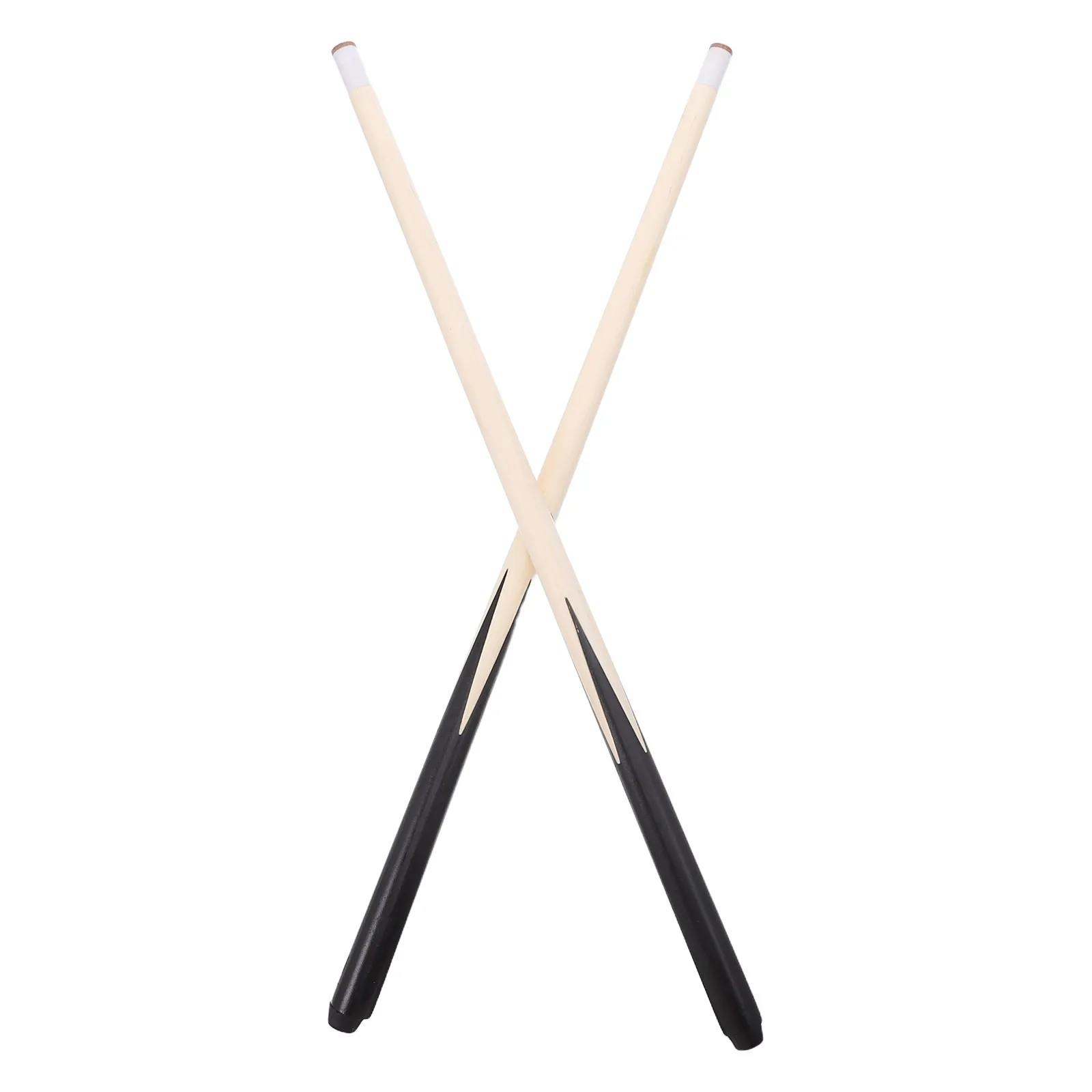 

2Pcs Wooden Pool Cue Mini Short Billiard Stick Lightweight Smooth Grip Pool Cue Stick Convenient for Party Short Billiard Cues