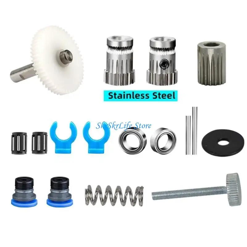 

E65E Двойная экструзионная шестерна ПРИНТЕР ПРИНТЕР ДЛЯ ДВОЙНОГО Экструдера Voron Shortrange для DIY Direct/Bowden Feeding