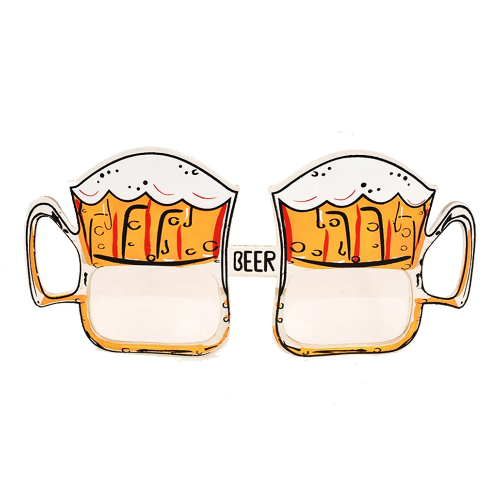 1 قطعة نظارات مضحكة نمط البيرة نظارات خفيفة الوزن لحفلة تنكرية الرقص حفلة التخرج كرنفال زي الدعامة ملحقات الحفلات #6