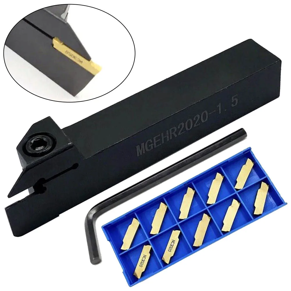 

Lathe Turning Tool Holder MGEHR2020 1 5 with MGMN150G Carbide Inserts for Machining Steel Stainless Steel Cast Iron Materials