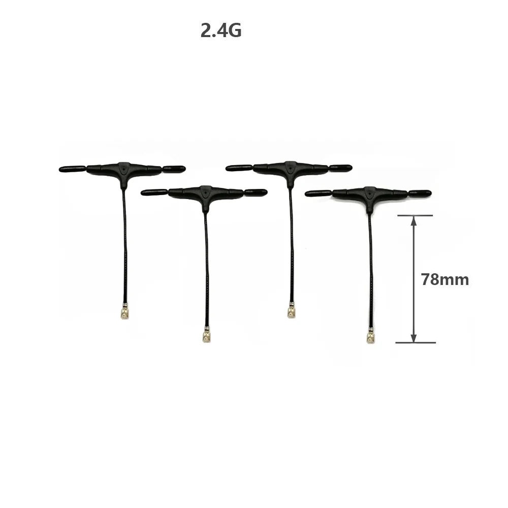 PHISITAL 915 MHz 2,4 GHz T-Typ-Antenne für UFL-Anschluss ELRS EP1 RX, kompatibel mit TBS Crossfire Nano-Empfänger RC FPV Drohne 5
