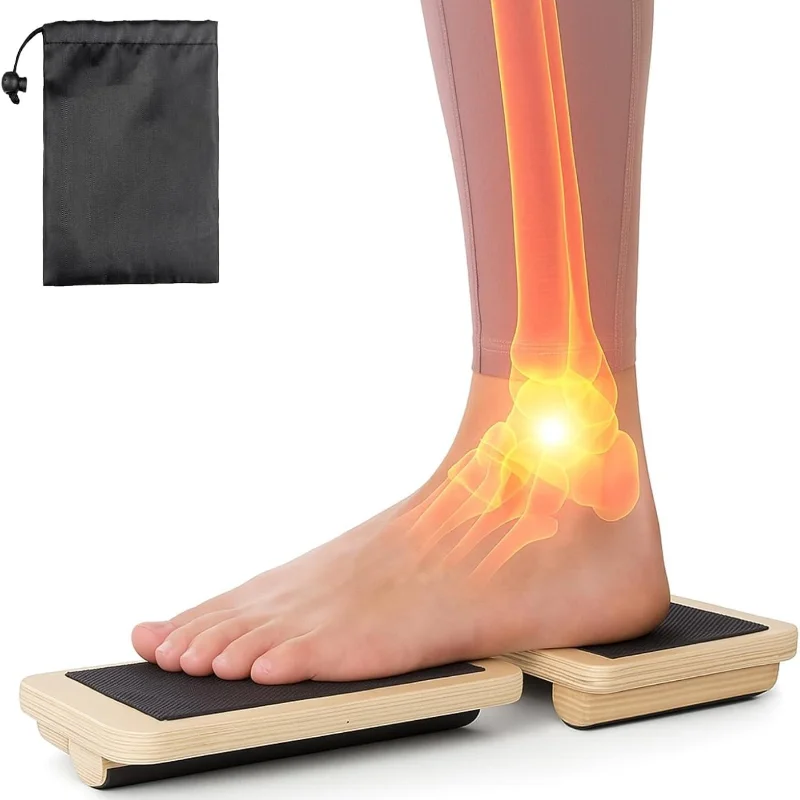 

Wooden Arch Trainer for Flat Feet | Ankle Strengthener Plantar Stretcher Foot Rehab Stability Pilates Leg Balance Training Board