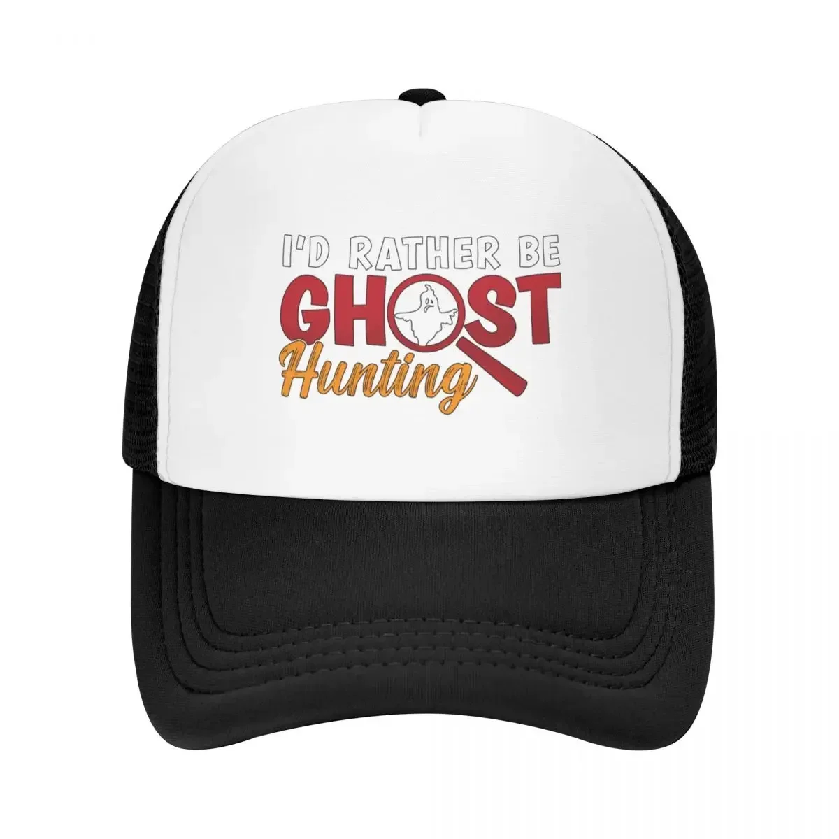 Ghost Hunter Hunt I'd Rather Be Ghost Hunting Baseball Cap Dropshipping Sports Cap custom Hat western Hat Women Hats Men's