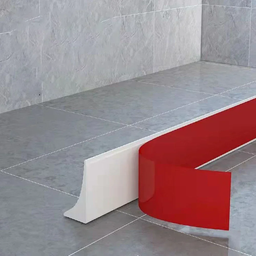 Barrera de agua de silicona, tapón de agua para baño, encimera de cocina, tira de retención flexible, barreras de inundación de separación de ropa seca y húmeda