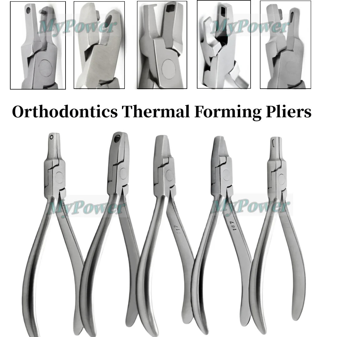 

Orthodontic Thermal Pliers Forming Retainer Clear Invisible Aligner Braces Plier 5Size