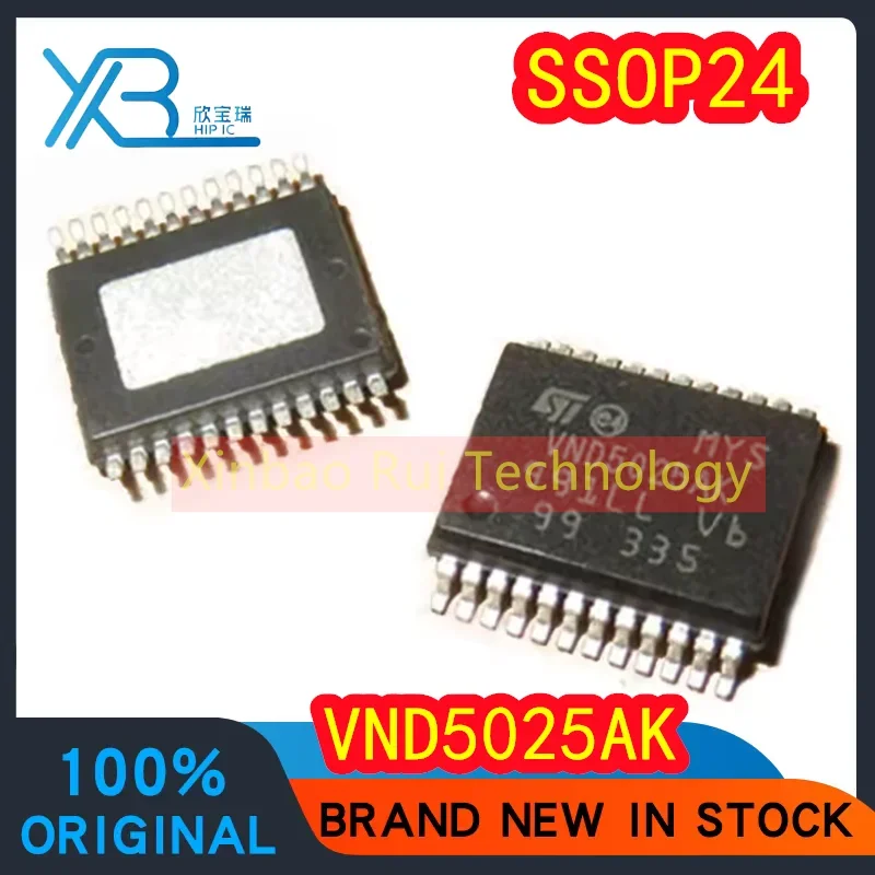 (1/5pieces) VND5025AK VND5025 SSOP24 Brand new original car computer board vulnerable chip car light control chip electronics