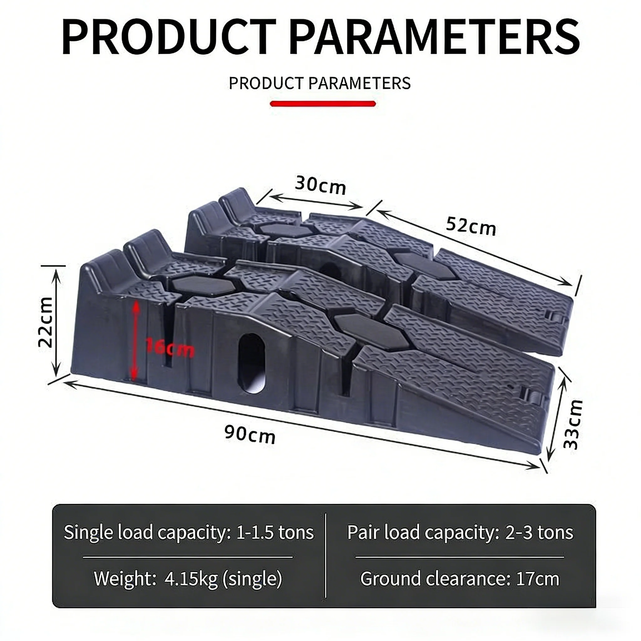 Extra Wide Low Profile Ramps for Lowered Cars, Low Angle Incline for Sports Cars, Floor