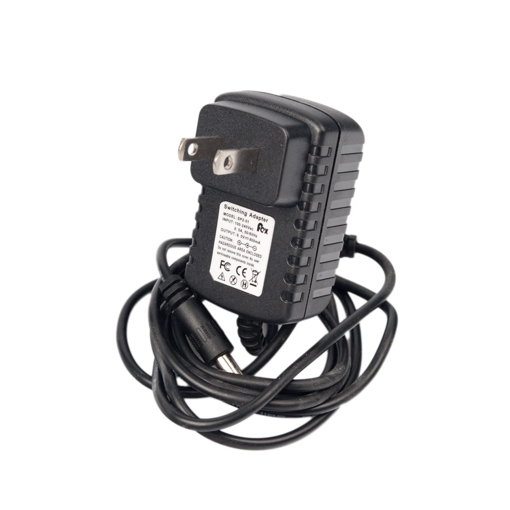 JEPedal Power-Adaptateur d\'alimentation électrique, chargeur noir, accessoires de pédale JEEffects, prise US, 9V, 800MA
