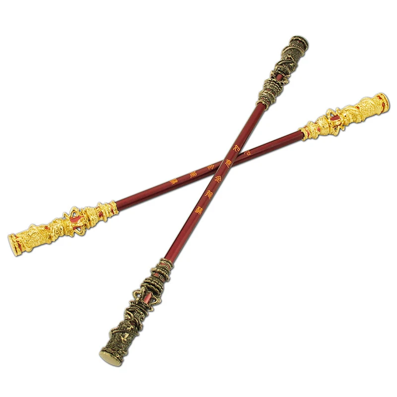 22cm Black WuKong Sun Wukong Magic Golden Cudgel Game Anime New Style Metal Ancient Style Swords Birthday Gifts Toys Kids