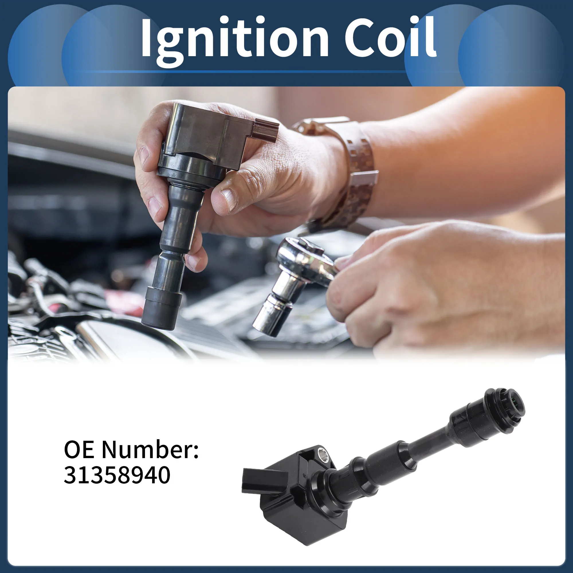 

Комплект катушек зажигания UXCELL No 31358940 для Volvo S60 2015-2020 гг.