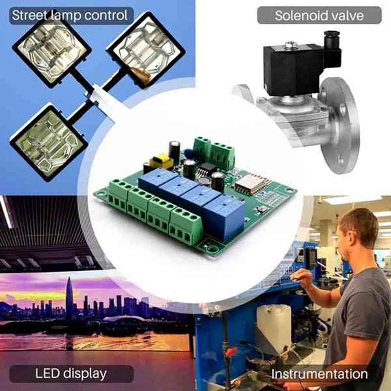 ESP8266ESP-12F Interruptor de relé WiFi, 4 canais, AC90-250V, DC 7-30V, 5V, Delayrelay para Smarthome, IOT, remoto para IDE ARDUINO, durável