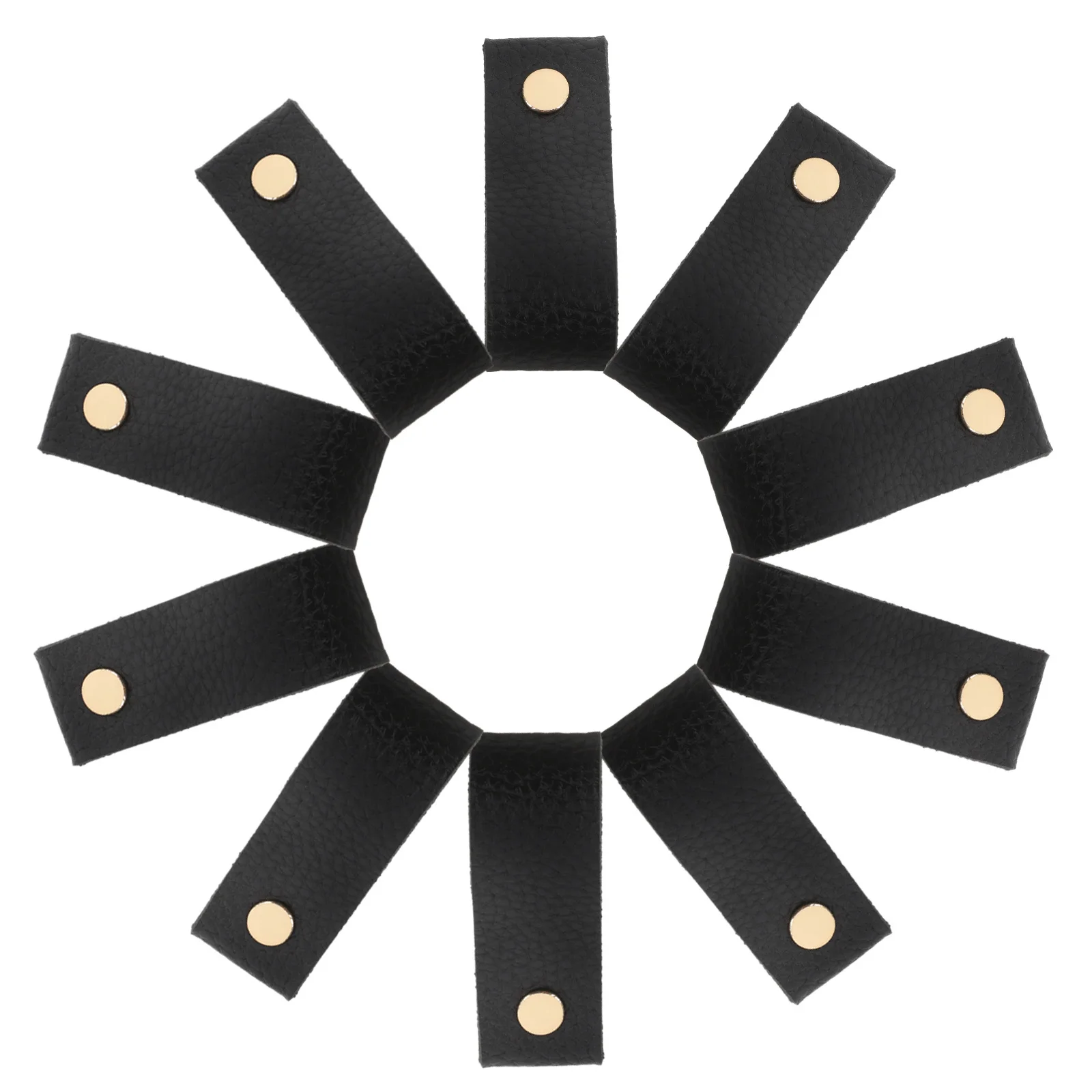 

12pcs Pu Drawer Handles Vintage Unique Furniture Pulls For Cabinets Wardrobes Dresser Cupboard Door Replacement Knobs