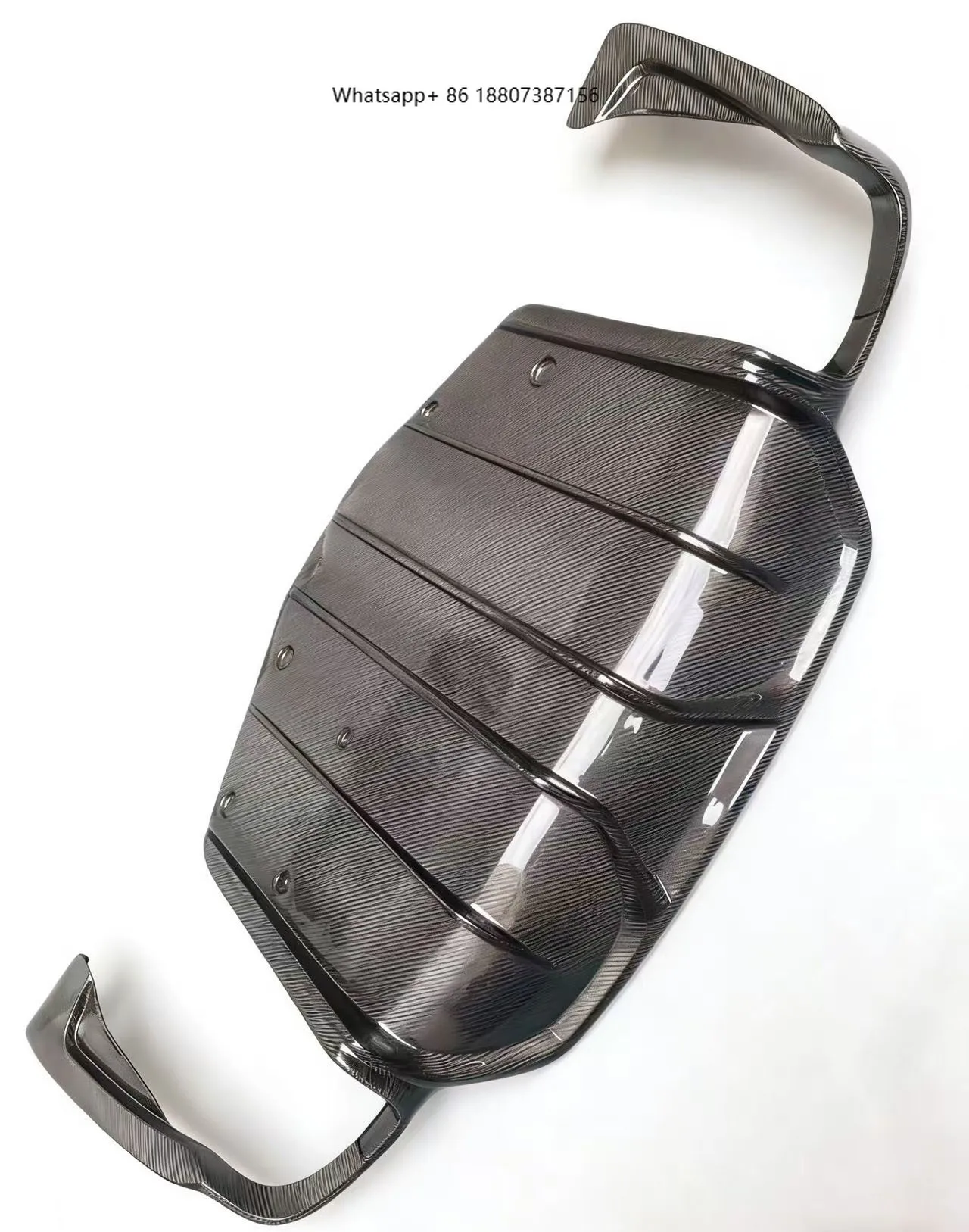 

For 2014 -2016 forMaserati Ghibli PPM 500 ASPEC Style Dry Carbon Fiber Rear Lip Diffuser