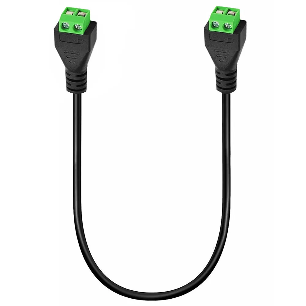 1pc Screw Terminal Female 2 Pin 3 Pin / Way 4 Pin to Screw Terminal Female Headphone Converter Connection Connector Cable