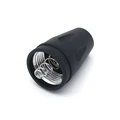 RCPT-BLK TAILCAP BK
