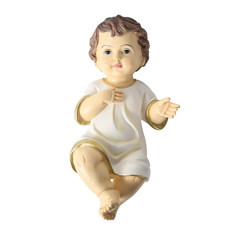 Cross-border supplier 39.5CM high classical Christmas doll ornament Christmas gift gift decorative resin handicraft