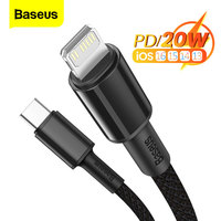 Baseus PD 20W USB Type C Cable For iPhone 14 13 12 11 Pro Max Fast Charging Charger For iPad Air USB C Data Cable Wire Cord