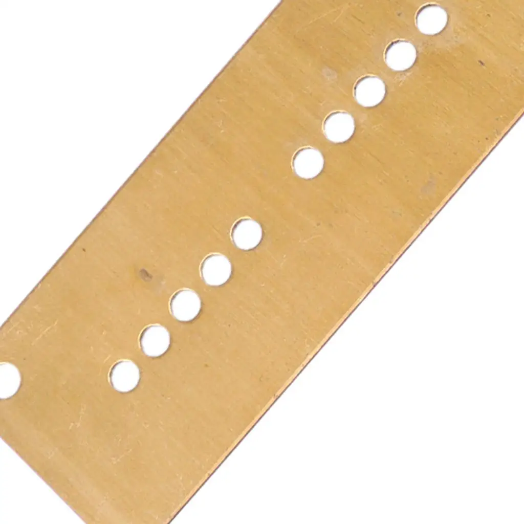 Humbucker Pickup Baseplate Brass Bridge Neck Replacement 50mm 52mm for Electric Guitar Bass Ceramic Pickups