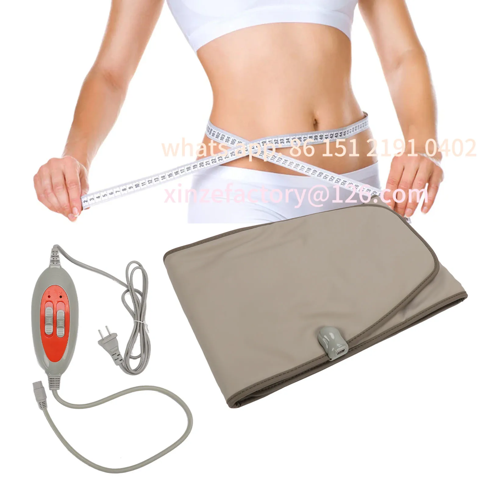 

Customizable Vibrazione Riscaldamento Cintura per massaggio Impacco caldo Modellamento del corpo Cintura dimagrante