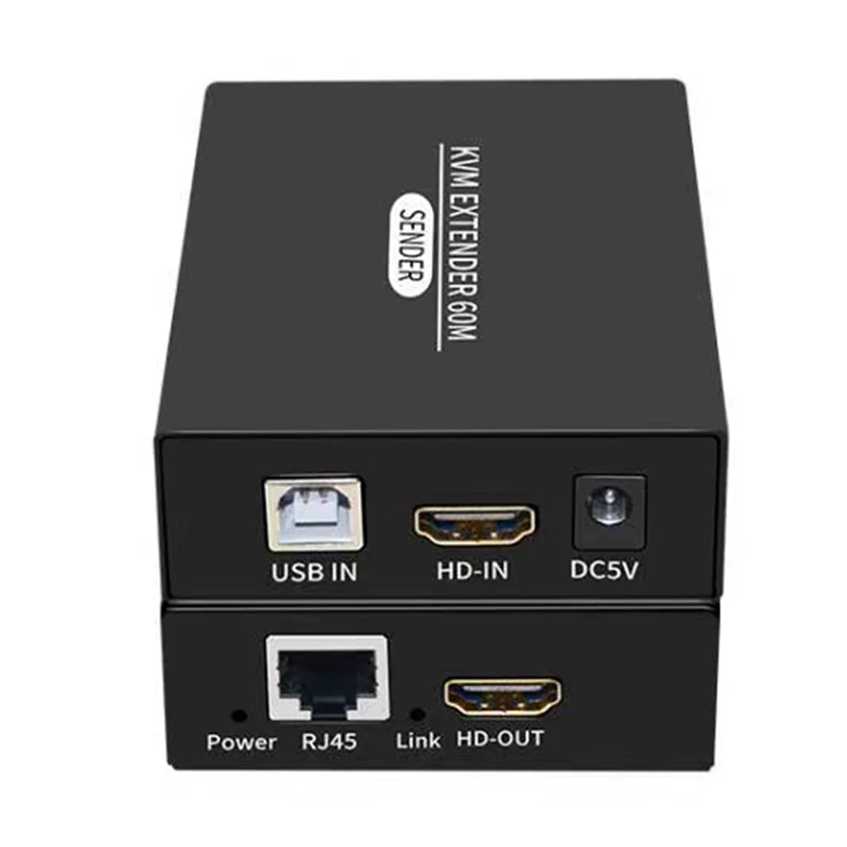 Надежный-60 м HDMI-совместимый KVM-удлинитель HDMI-совместимый USB KVM Ethernet-удлинитель Передатчик Приемник EU Plug-ABDQ