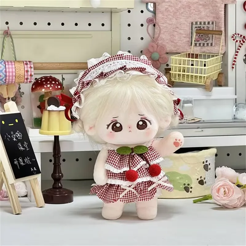 The new 20cm baby clothing "Cream Cherry Pie" set of cotton doll dress-up clothes is a super cute doll set