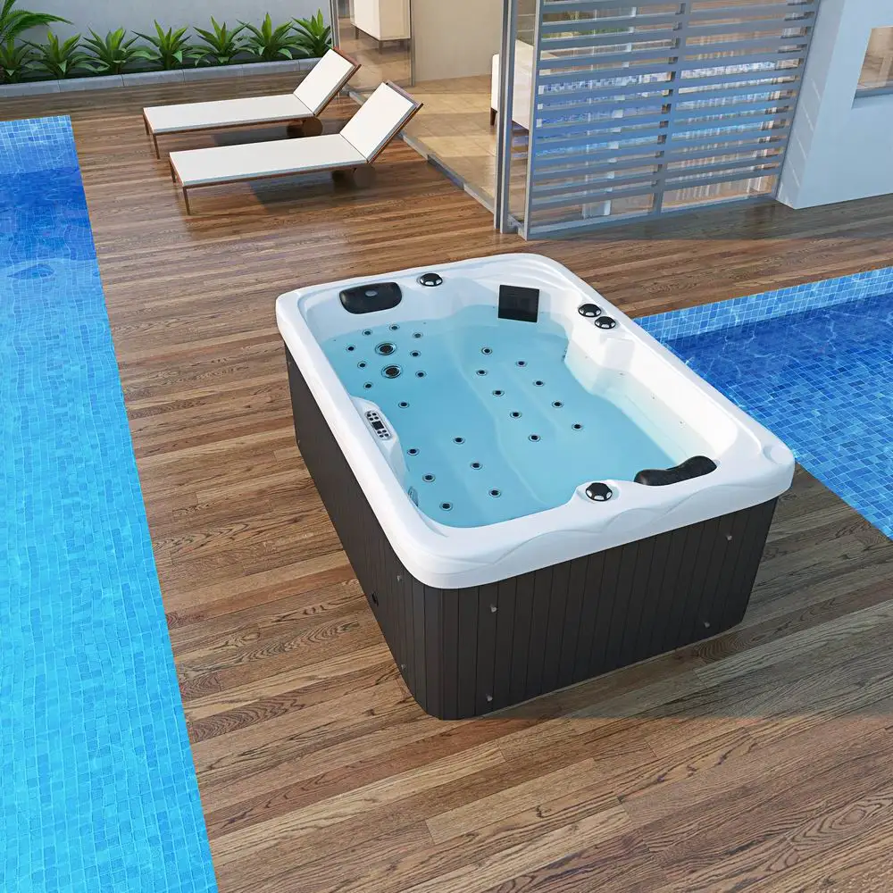 Jacuzzis outdoor spa 2 person hot tub for sale cheap luxury acrylic sexy massage whirlpool bathtub garden gazebo balboa hottub