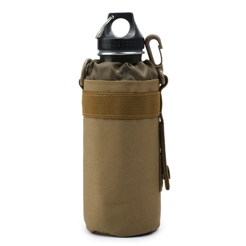 Outdoor Kettle Bag Tactical Water Bottles Pouches Waterproof Nylon Camping Kettle Camouflage Bag for Hunting, Hiking ,Fishing