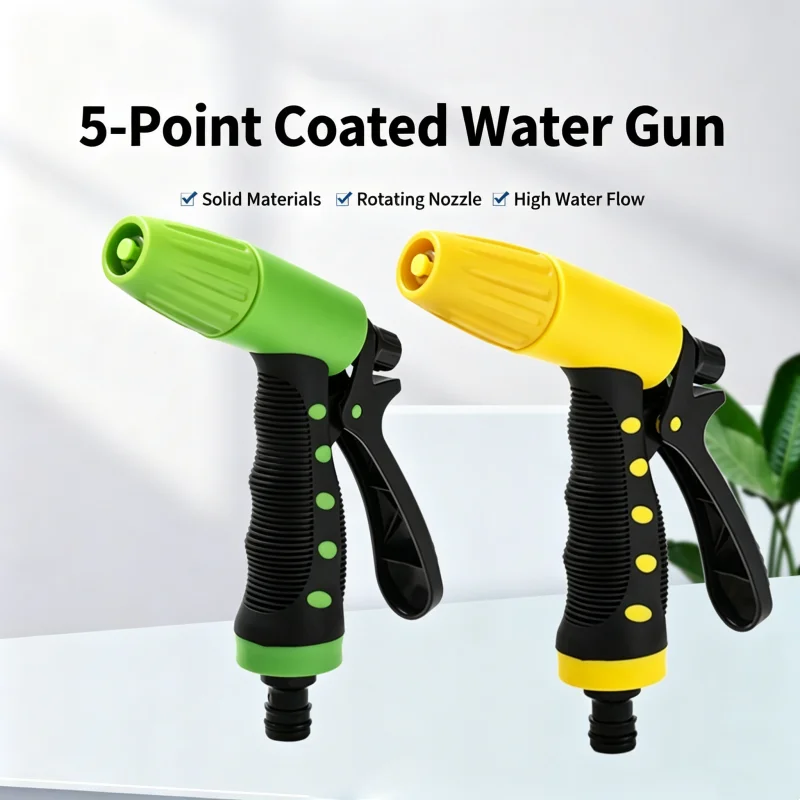 Hose Nozzle High Pressure Garden Hose Nozzle Sprayer Modes Thumb Control Water Hose Sprayer for Watering Plants and Car Washing