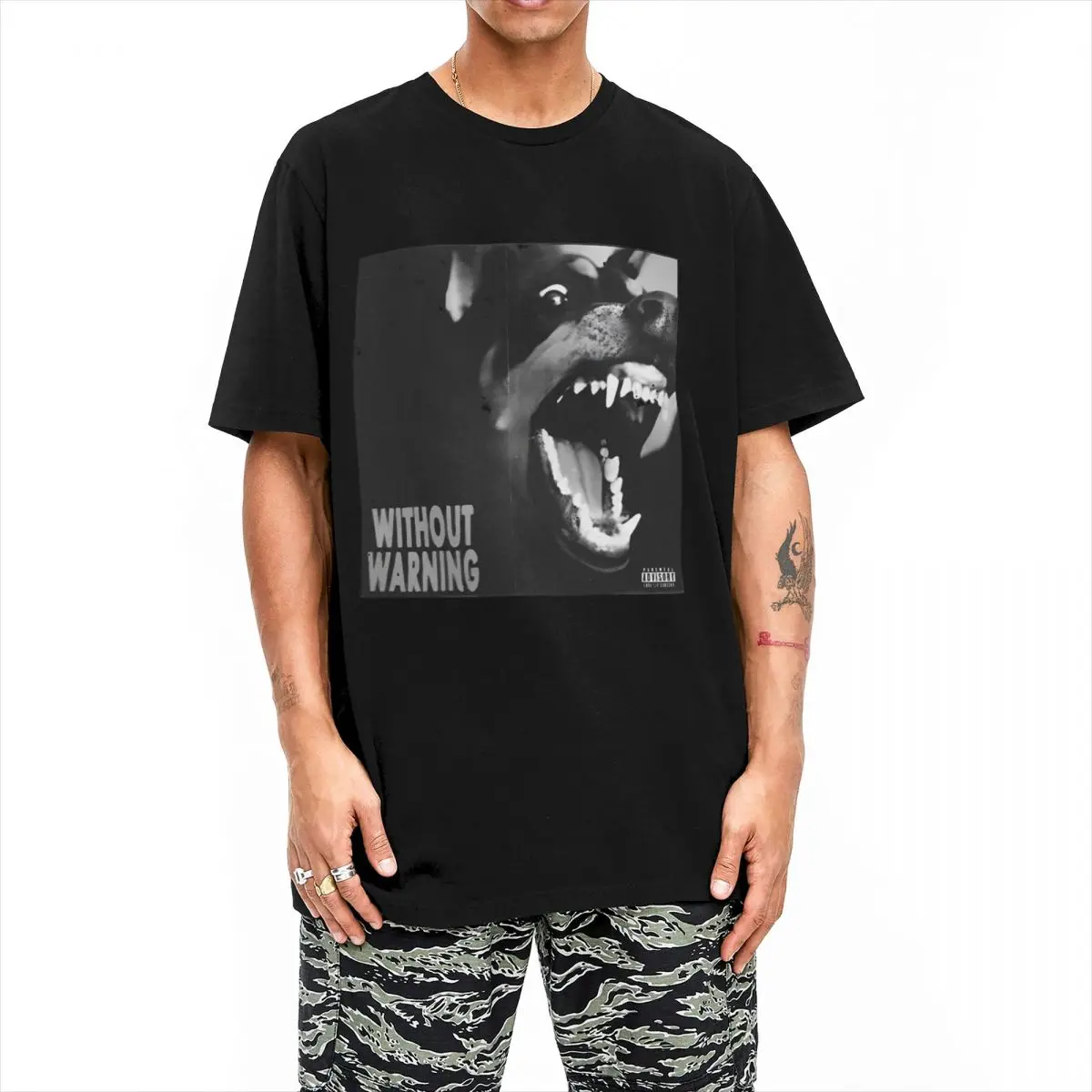 METRO BOOMIN Without Warning Album Bootleg T-Shirt Men Women Cotton Tee Round Collar Short Sleeve T Shirt Birthday Gift Clothing