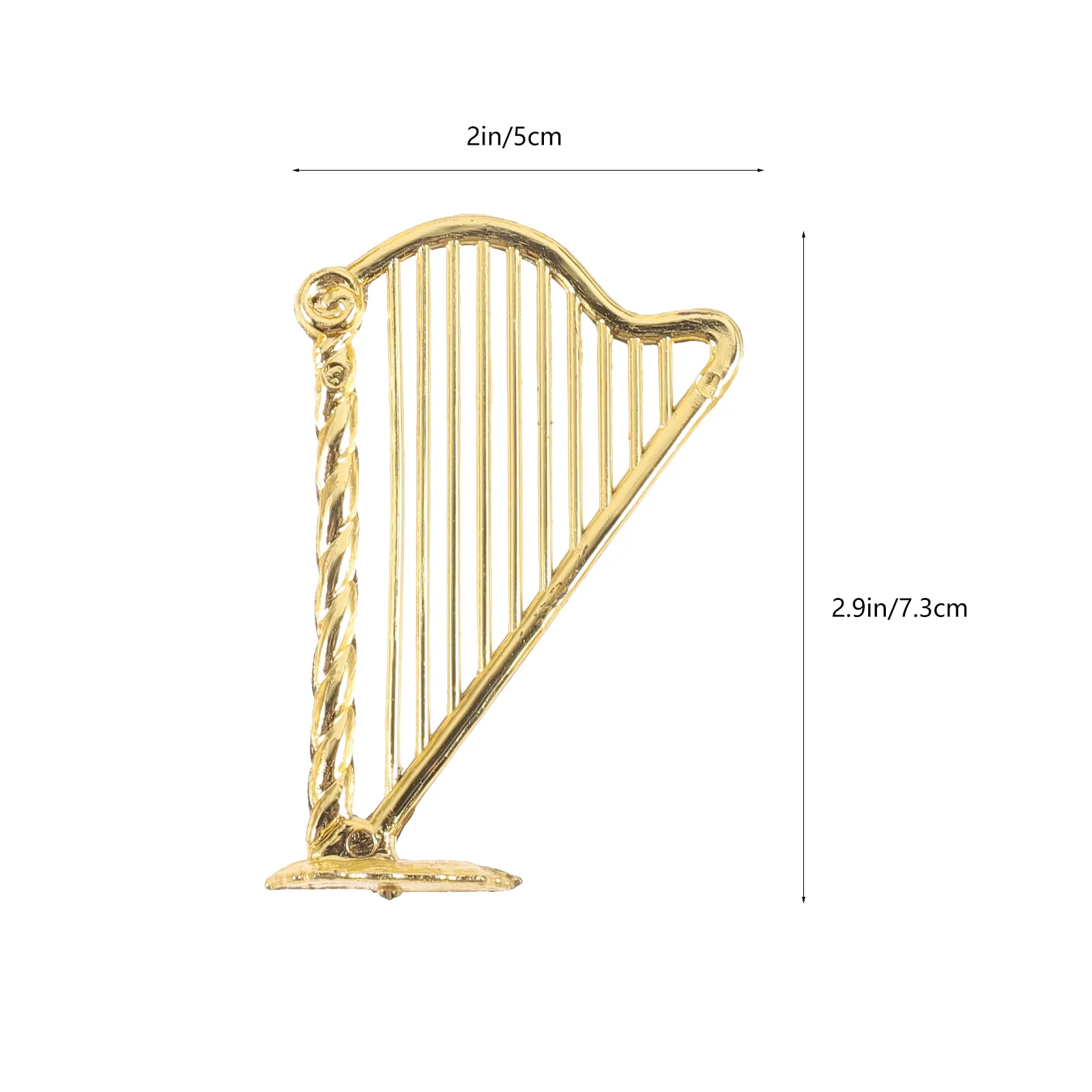 14 ชิ้นเครื่องดนตรีขนาดเล็กจี้ Mini Instruments สําหรับ Xmas Miniature ทรัมเป็ตชุดอะคริลิคอุปกรณ์เสริมของเล่น