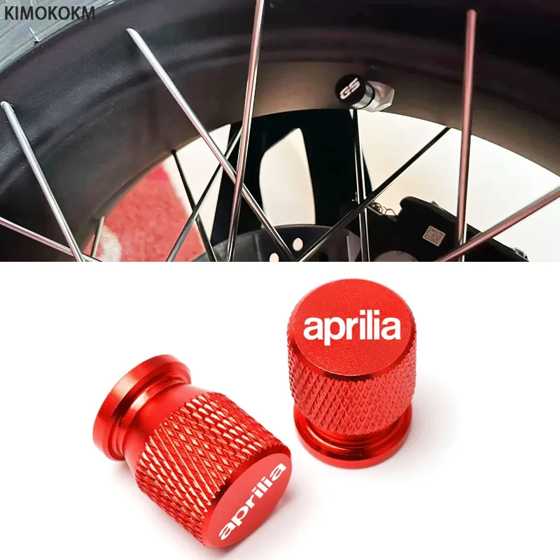 Motorcycle Wheel Tire Valve Caps Airtight Covers For Aprilia RSV4 RSV1000/R Caponord 1200 Dorsoduro 750 Shiver Tuono 1000/R V4R