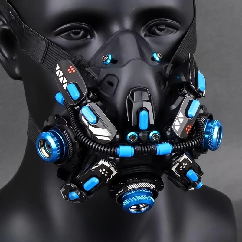 Cyberpunk mask gas mask cos science fiction mechanical mecha film and television props