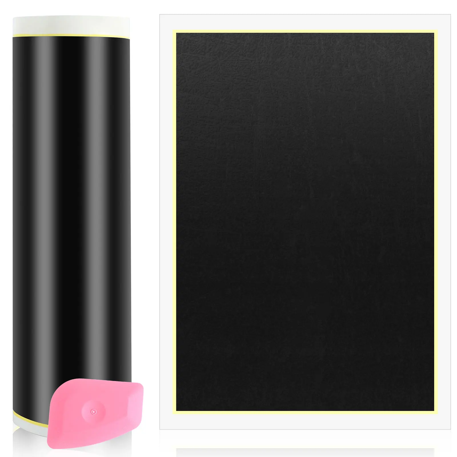 

2Pcs Light Engraving Marking Paper 15.3x10.8inch Black Engraving Marking Paper Scratch Resistant Light Etching Paper Light