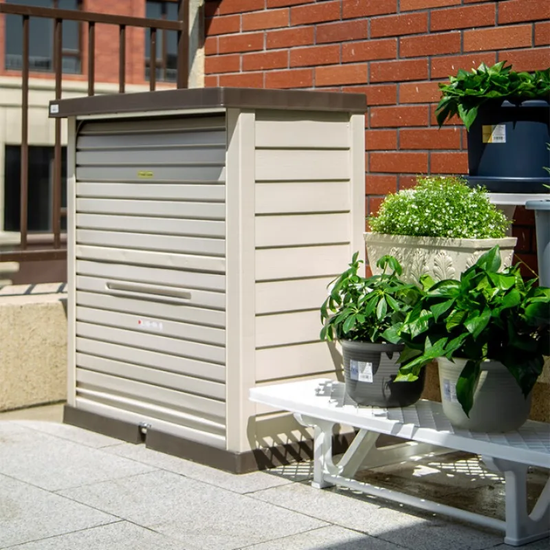

Balcony Garden Art Rainproof Tool Storage Cabinet With Wheel Outdoo