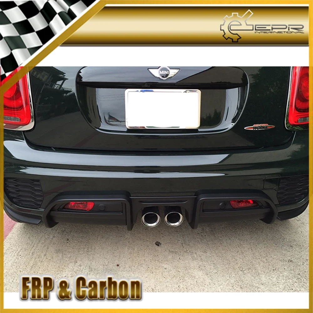 JCW Rear Bumper Diffuser For Mini F56 JCW Style Carbon Fiber Rear Diffuser Trim (Replacement)