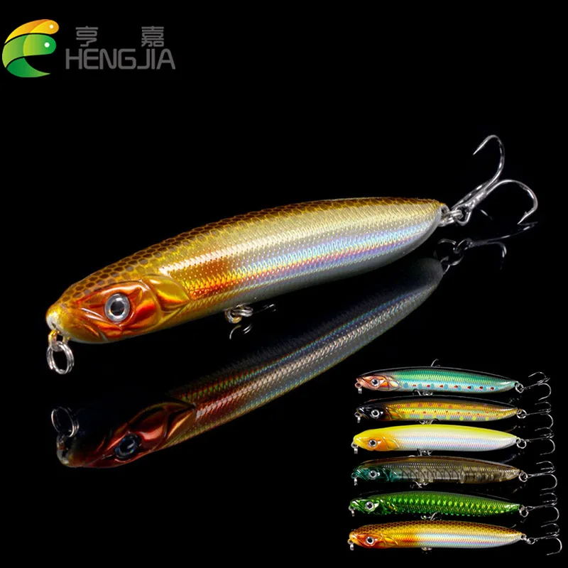 Submersible Pencil Lure Bass Sea Fishing Plastic Zigzag Dog Noise Wave Lure Bait Fishing Lure Set Fishing Popper Jig Tackle